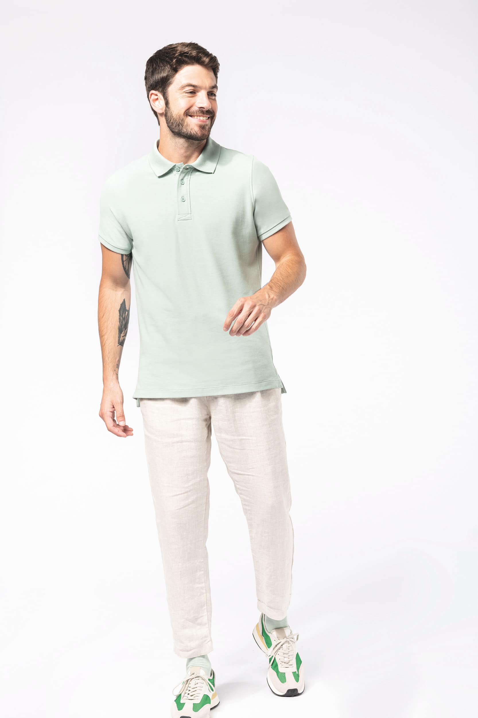 Polo piqué BIO manches courtes