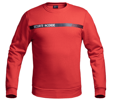Sweat SÉCU-ONE Sécurité Incendie rouge