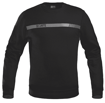 Sweat SÉCU-ONE Sécurité noir