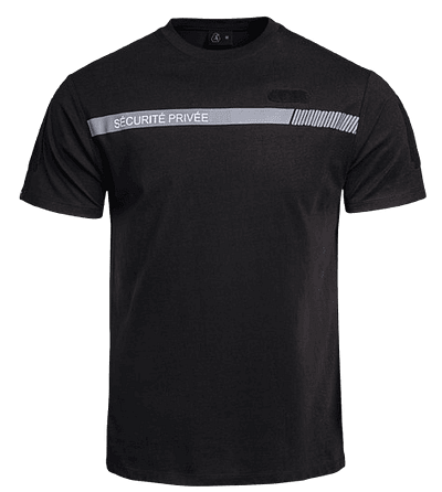 T-shirt SÉCU-ONE Sécurité Privée noir