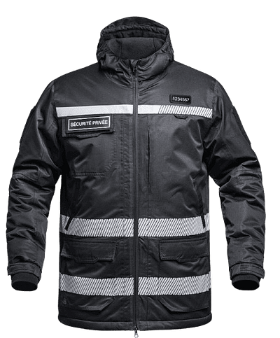 Parka Hardshell Sécurité Privée noir WF150