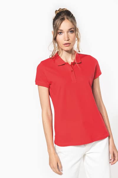 Polo manches courtes femme