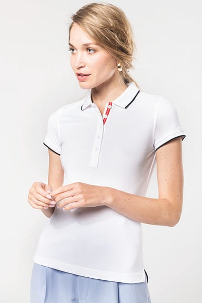 Polo maille piquée