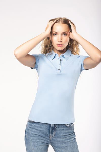 Polo jersey manches courtes