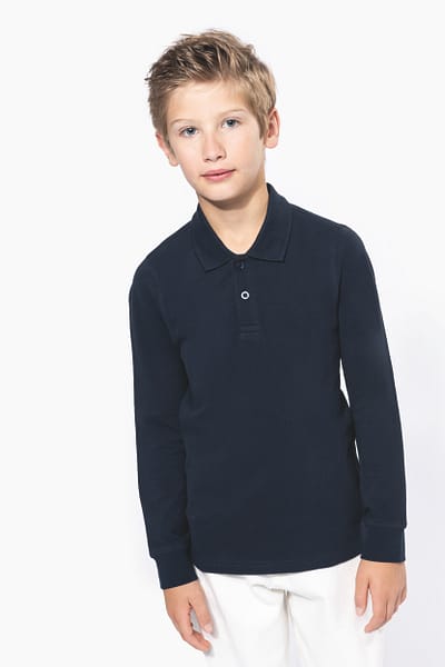 Polo manches longues enfant