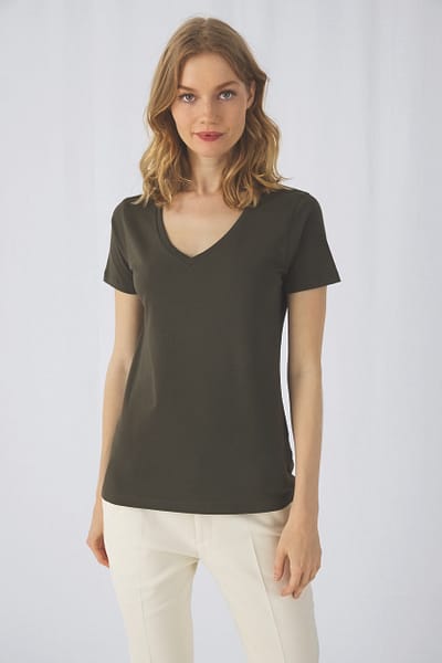 T-shirt Organic Inspire col V