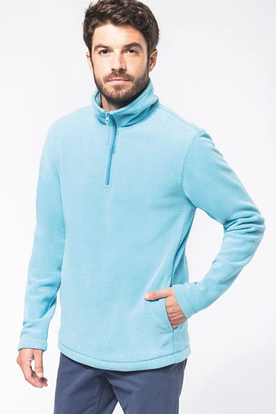 Micropolaire col zippé homme