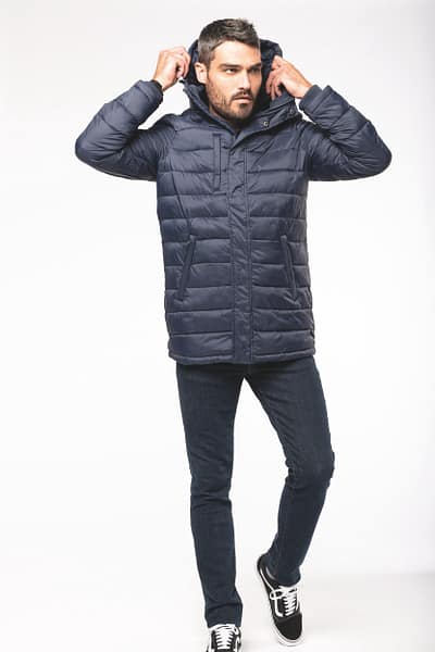 Parka doudoune légère à capuche