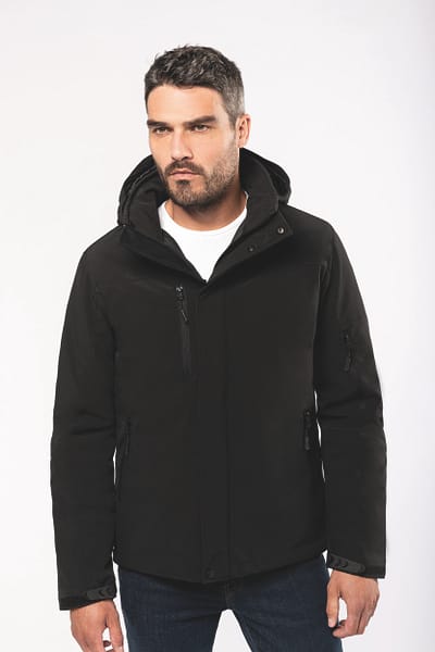 Parka softshell doublée capuche