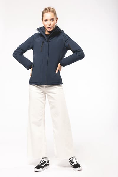 Parka softshell doublée capuche