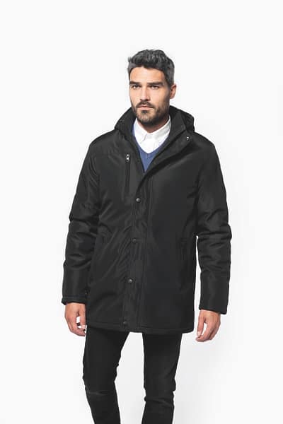 Parka avec capuche amovible