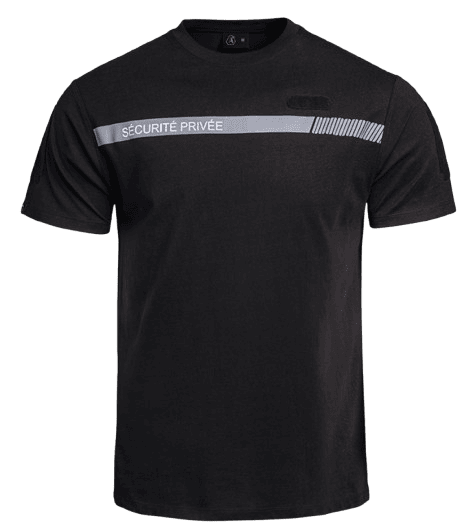 T-shirt SÉCU-ONE Sécurité Privée noir