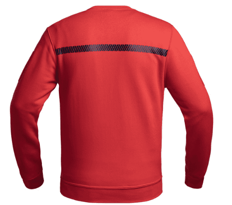 Sweat SÉCU-ONE Sécurité Incendie rouge – Image 3