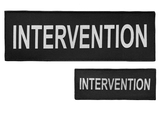 Lot dossard + bande poitrine SÉCU-ONE Intervention noir